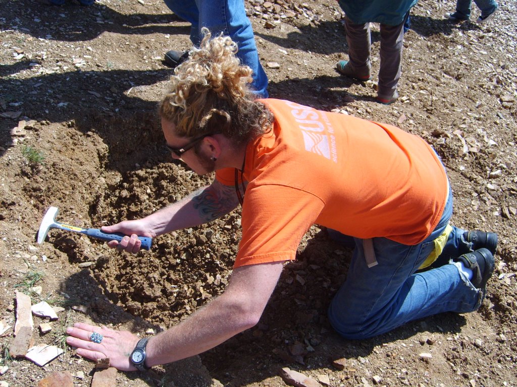 Geologist at Work