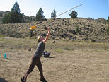 Trying an Atlatl